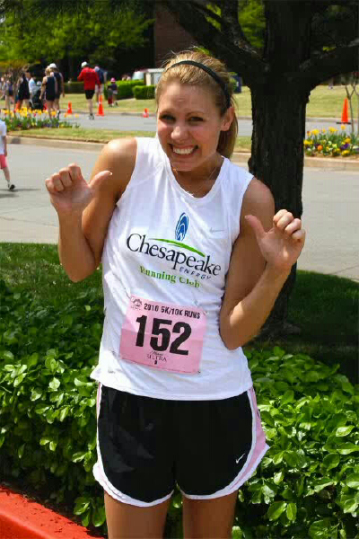 Who has two thumbs and loves to run? This girl!